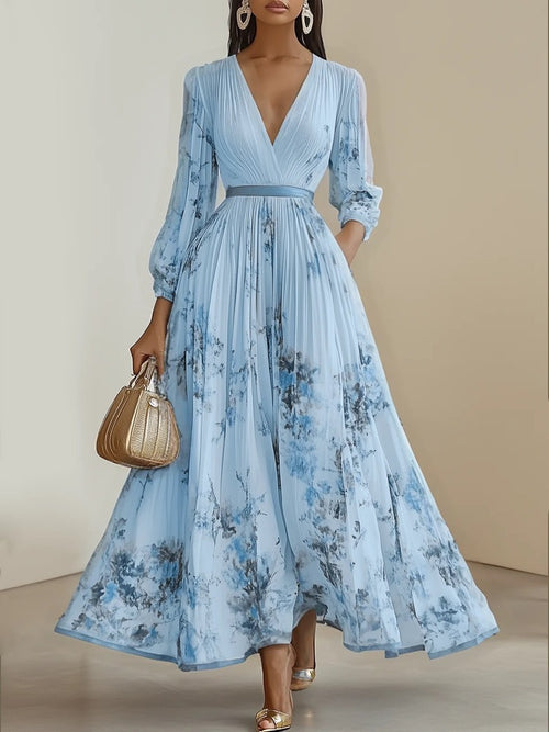 Solenne Floral Midi Dress