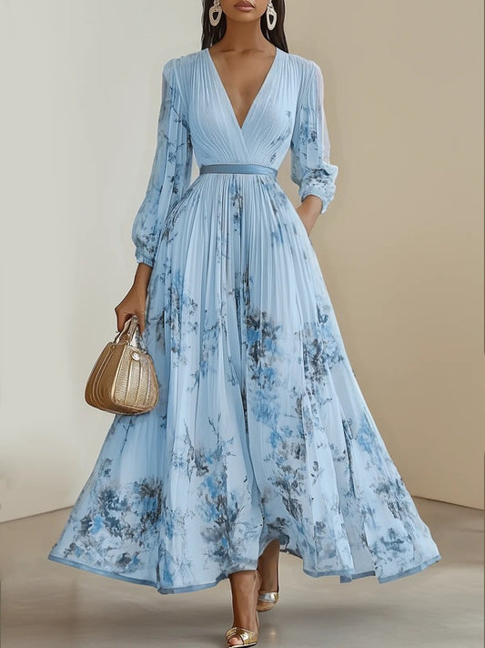 Solenne Floral Midi Dress