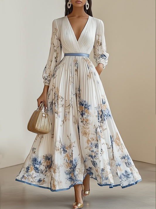 Solenne Floral Midi Dress