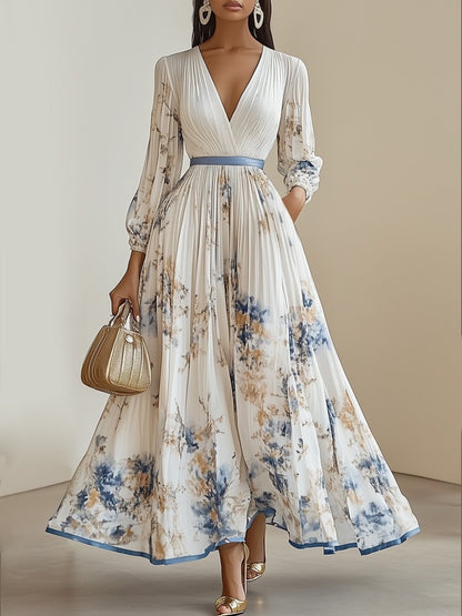 Solenne Floral Midi Dress